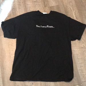 Margaritaville Cozumel Black Yes I Am A Pirate T-shirt size XL skull crossbones